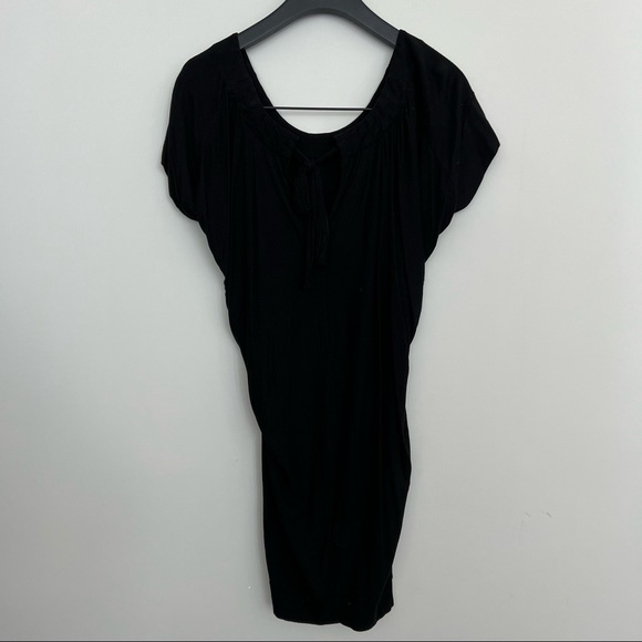 BCBGMaxAzria Super Soft Short Sleeve T-shirt Dress - Picture 3 of 6